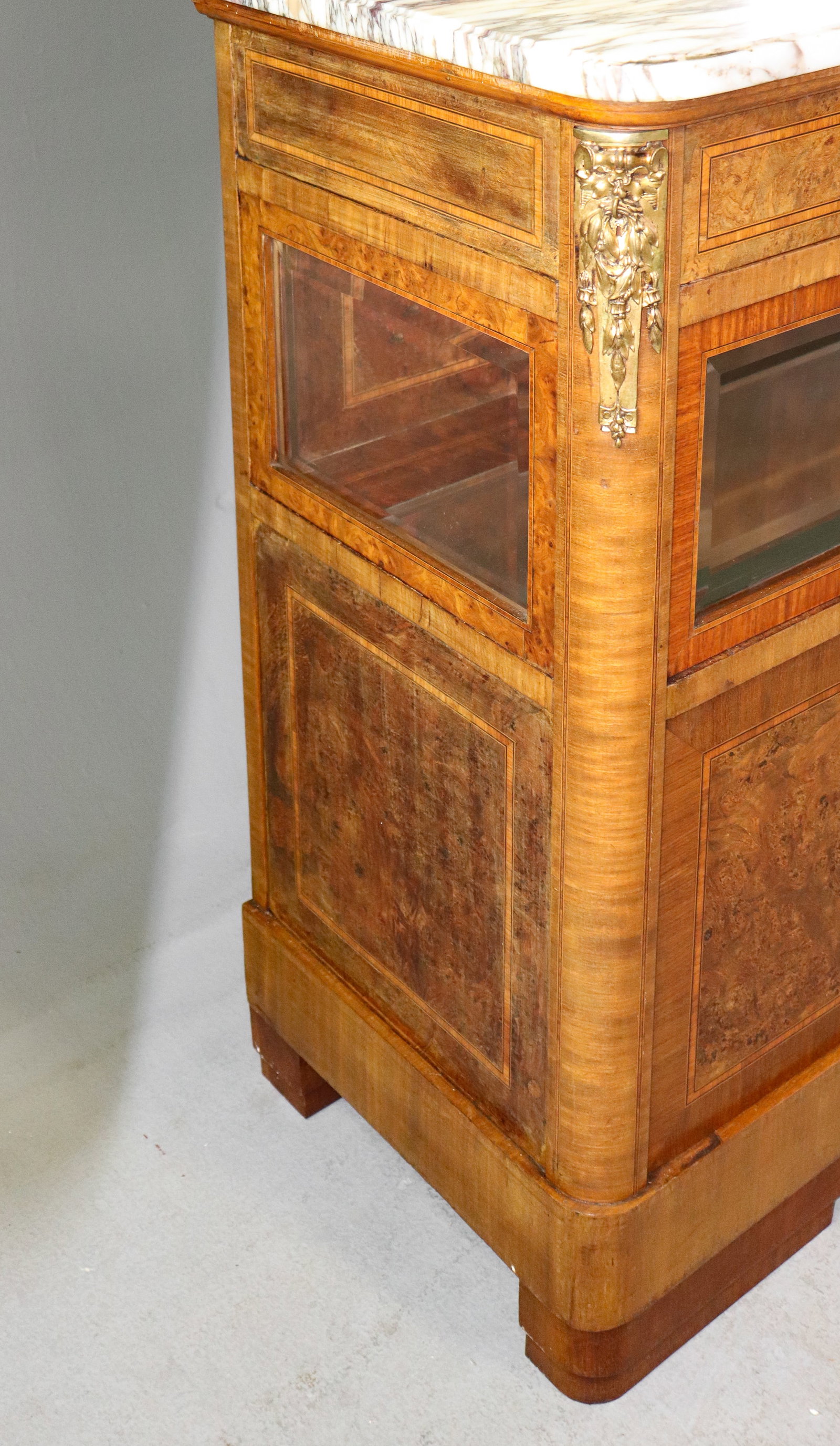 Louis XVI Style Marble Top Server - 5