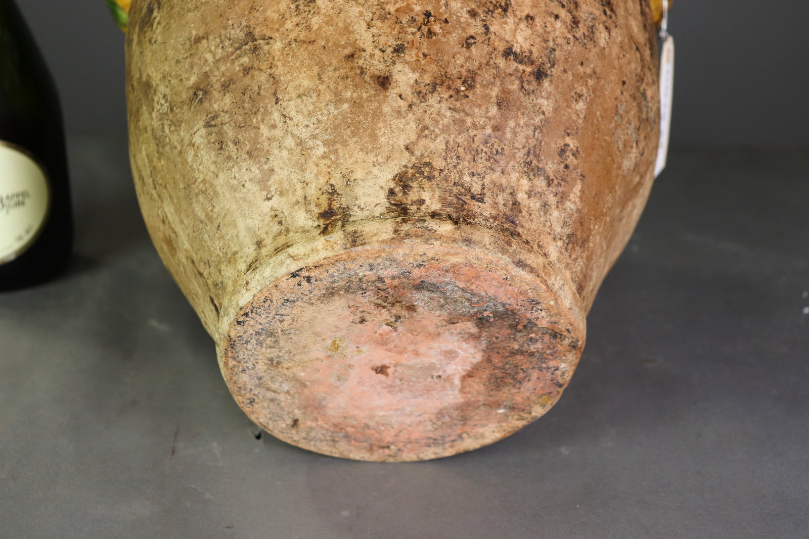 French Large Yellow Glazed Confit Pot - 5