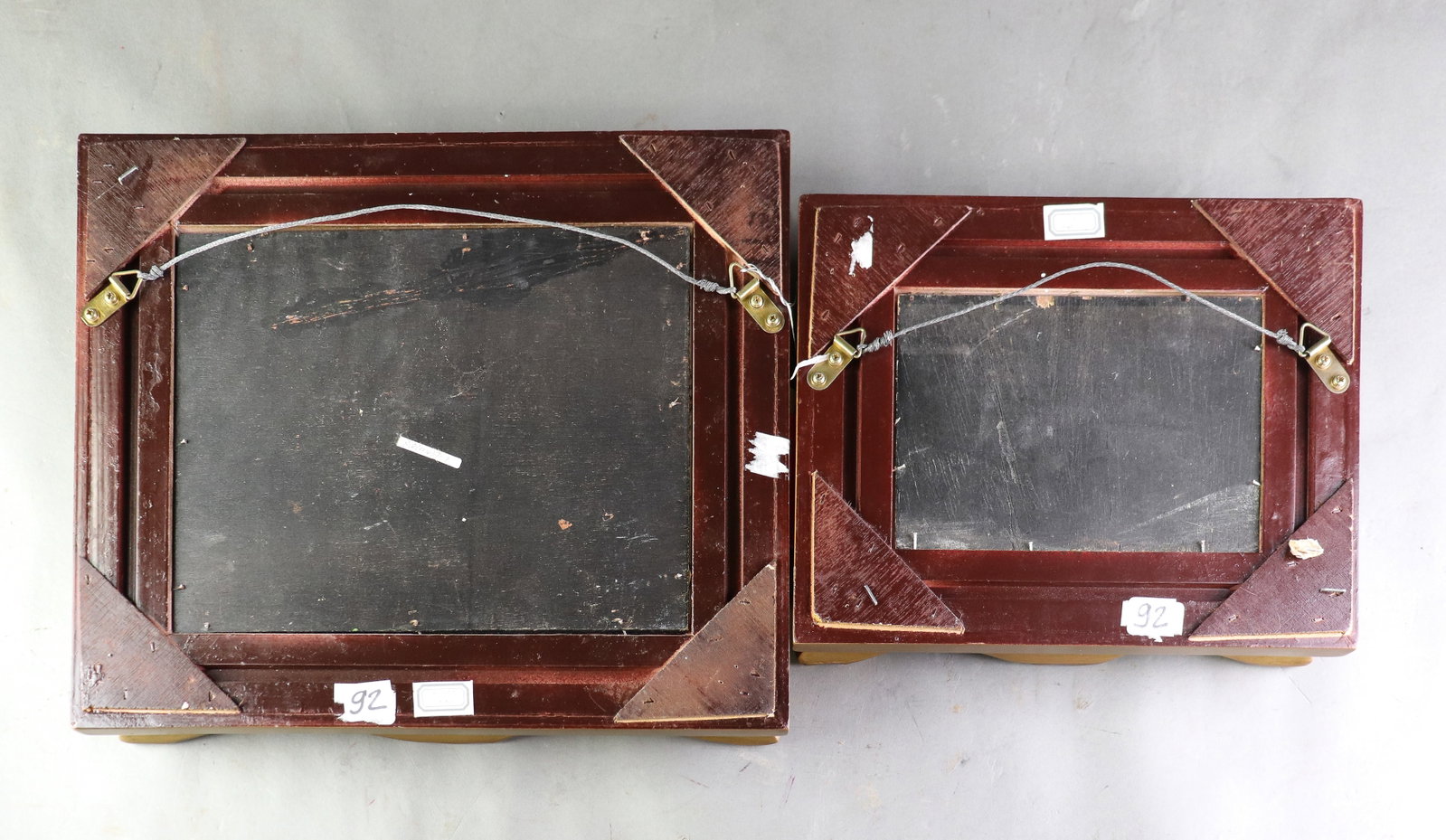 2 Small Gold Framed Oil on Boards #1 - 4