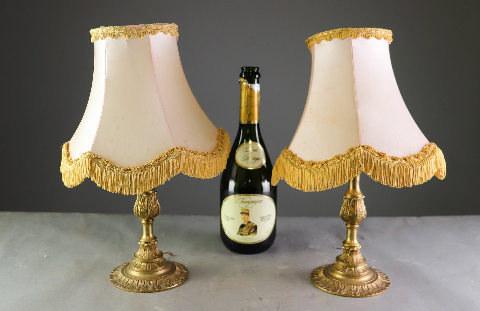 Napolean III style pair bedroom lamps (1 of 3)