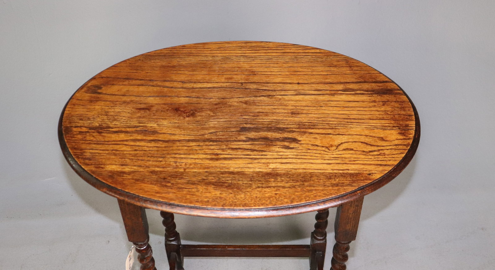 Oval Barley Twist Side Table - 2
