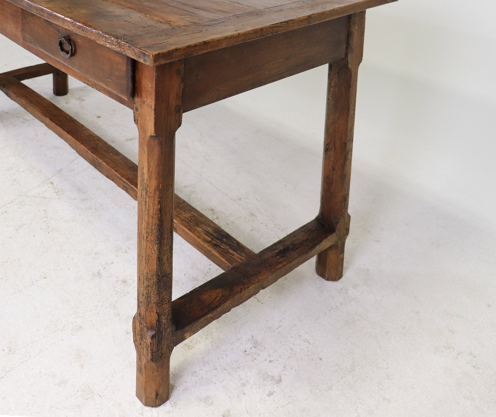 French Walnut Farm Table - 3