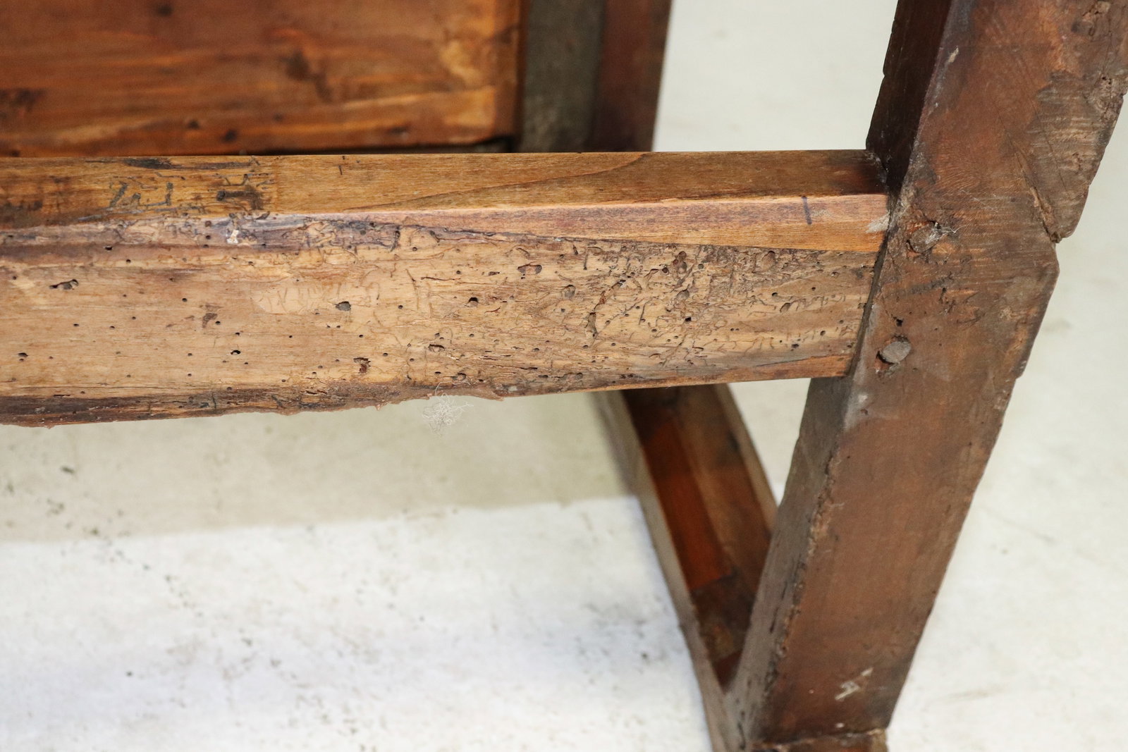 French Walnut Farm Table - 6