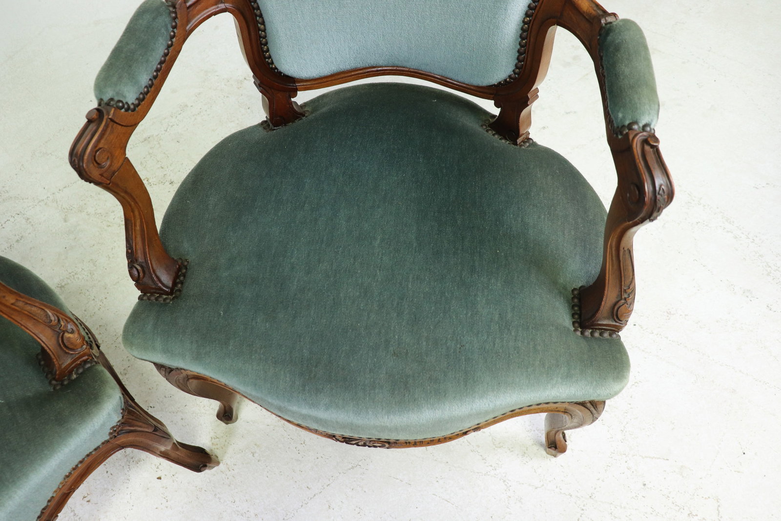 Pair Louis XV Style Armchairs - 3