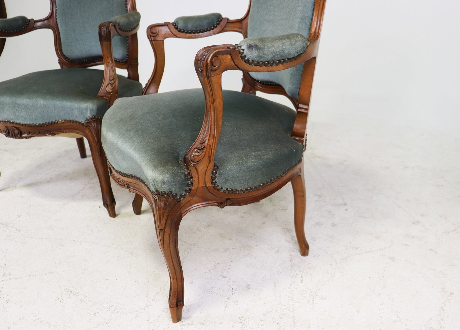 Pair Louis XV Style Armchairs - 4