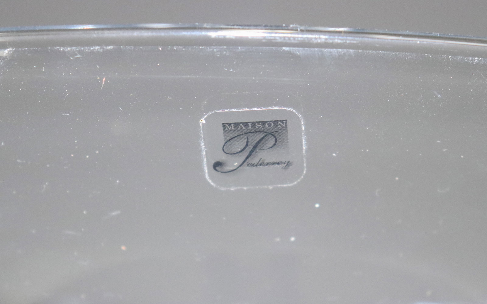 French Glass Centerpiece - 2