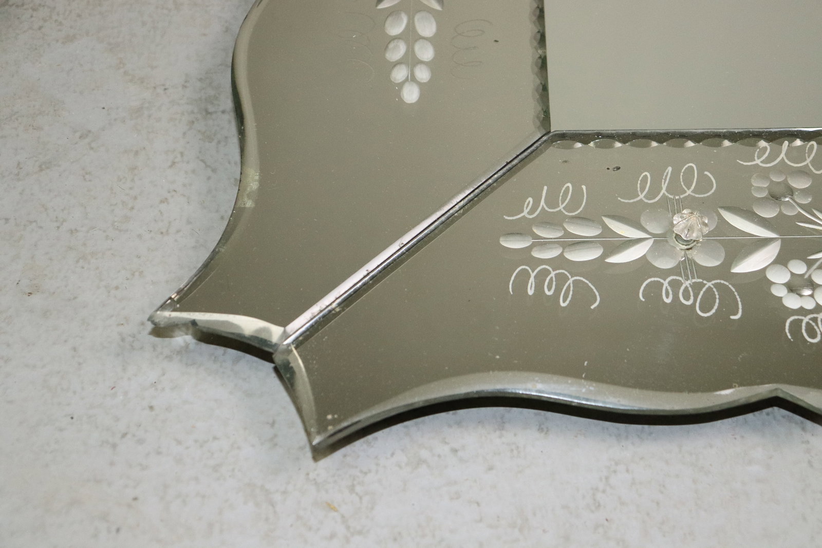 Venetian Etched Style Mirror - 2
