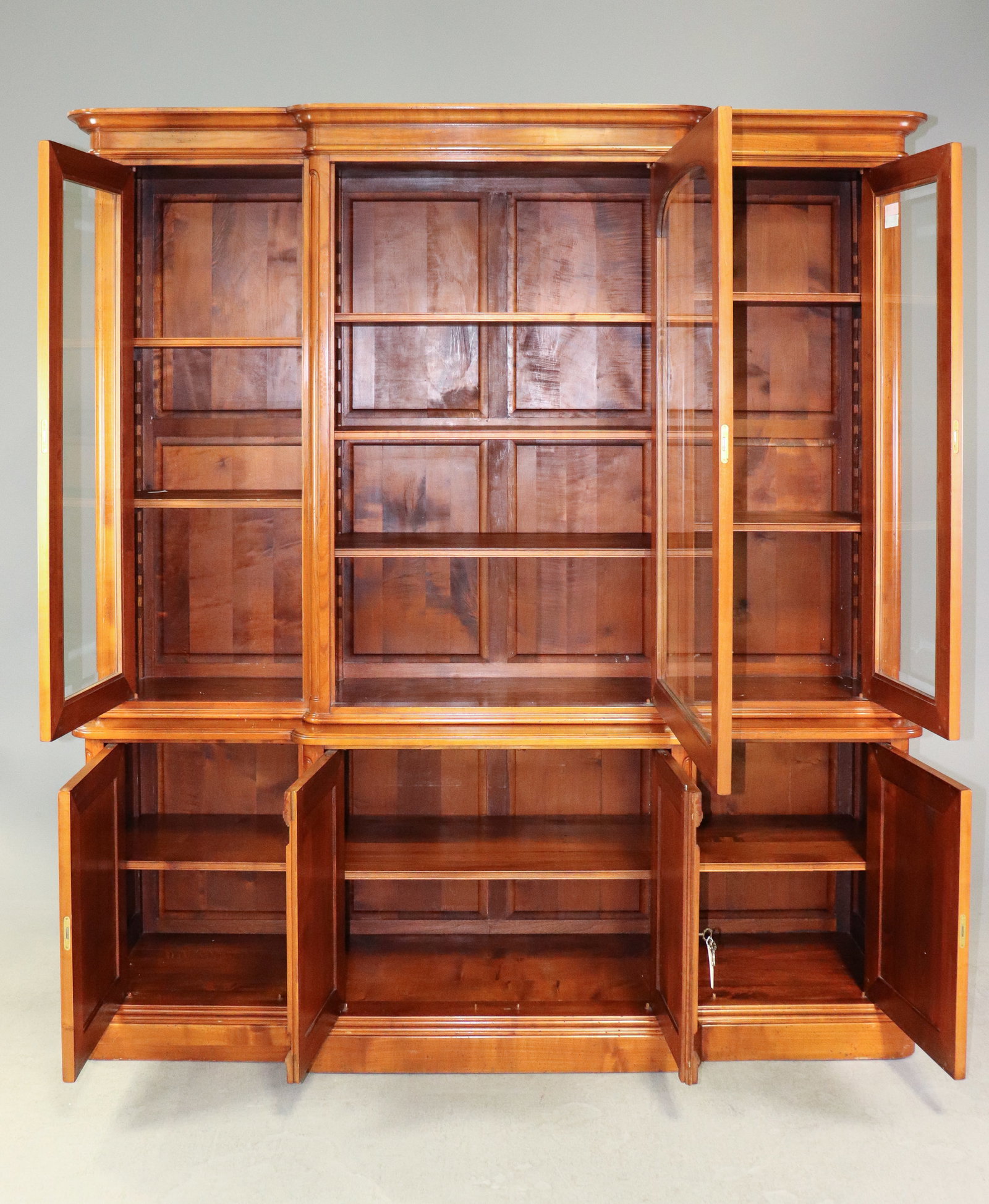 Louis Phillippe Style Bookcase/Cupboard - 2