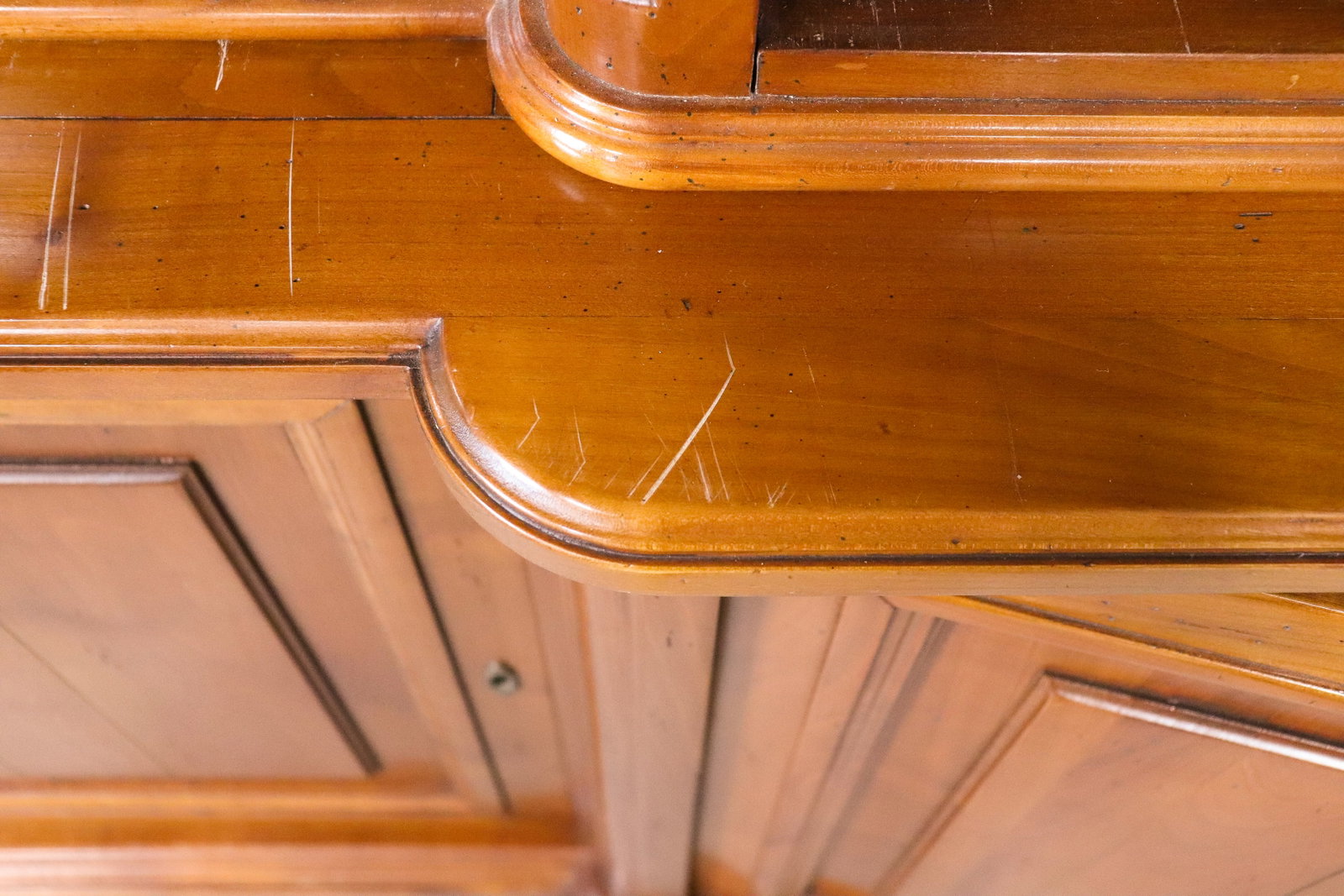 Louis Phillippe Style Bookcase/Cupboard - 4