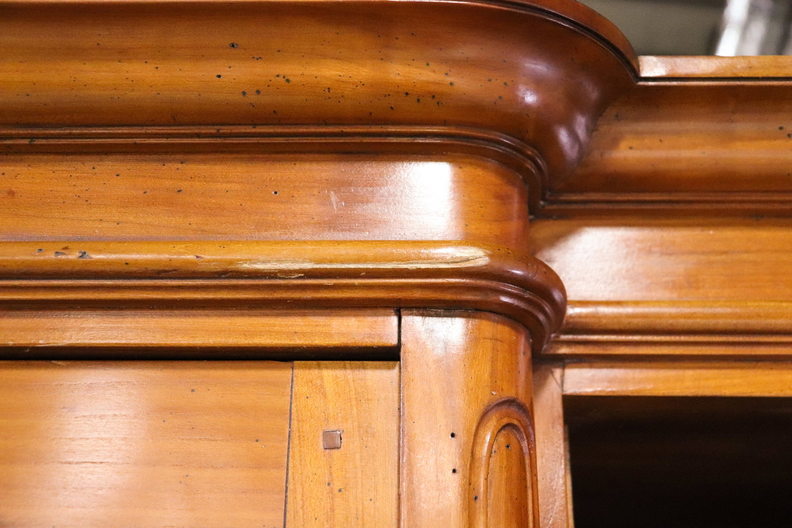 Louis Phillippe Style Bookcase/Cupboard - 5