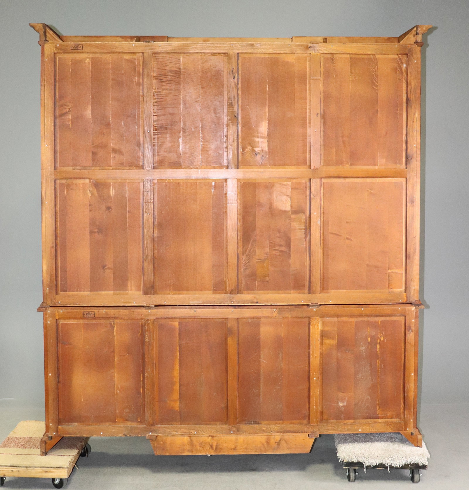 Louis Phillippe Style Bookcase/Cupboard - 9