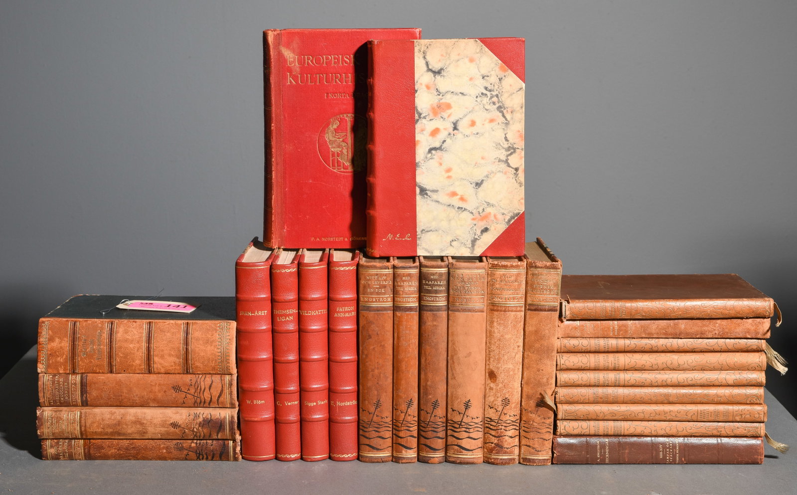 25 Assorted Leather Bound Books / Novels (1 of 8)