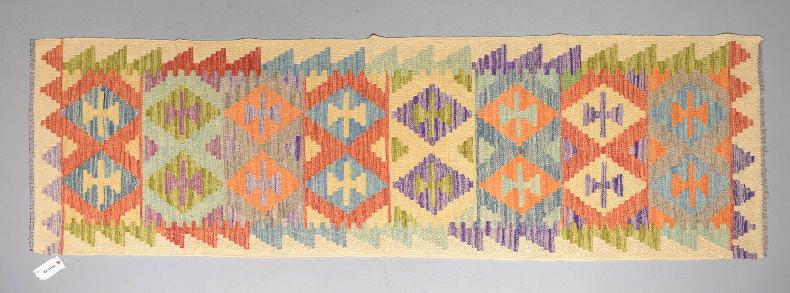 Hand Knotted Kilim Runner Rug - 3' x 8' (1 of 3)