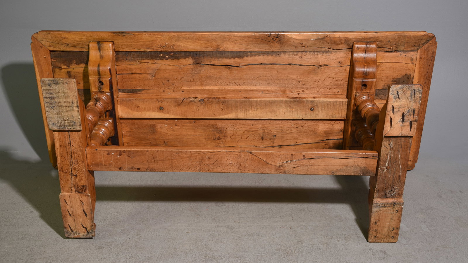 French Oak Monastery Table - 5