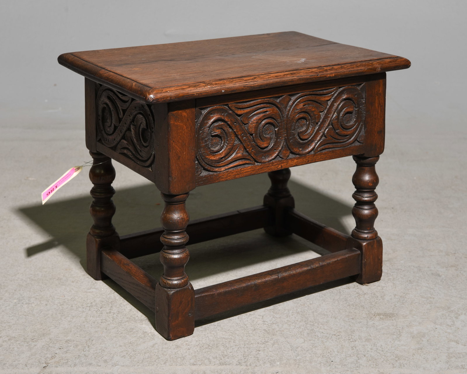 British Small Oak Lift Top Joint Stool / Box #1 (1 of 4)
