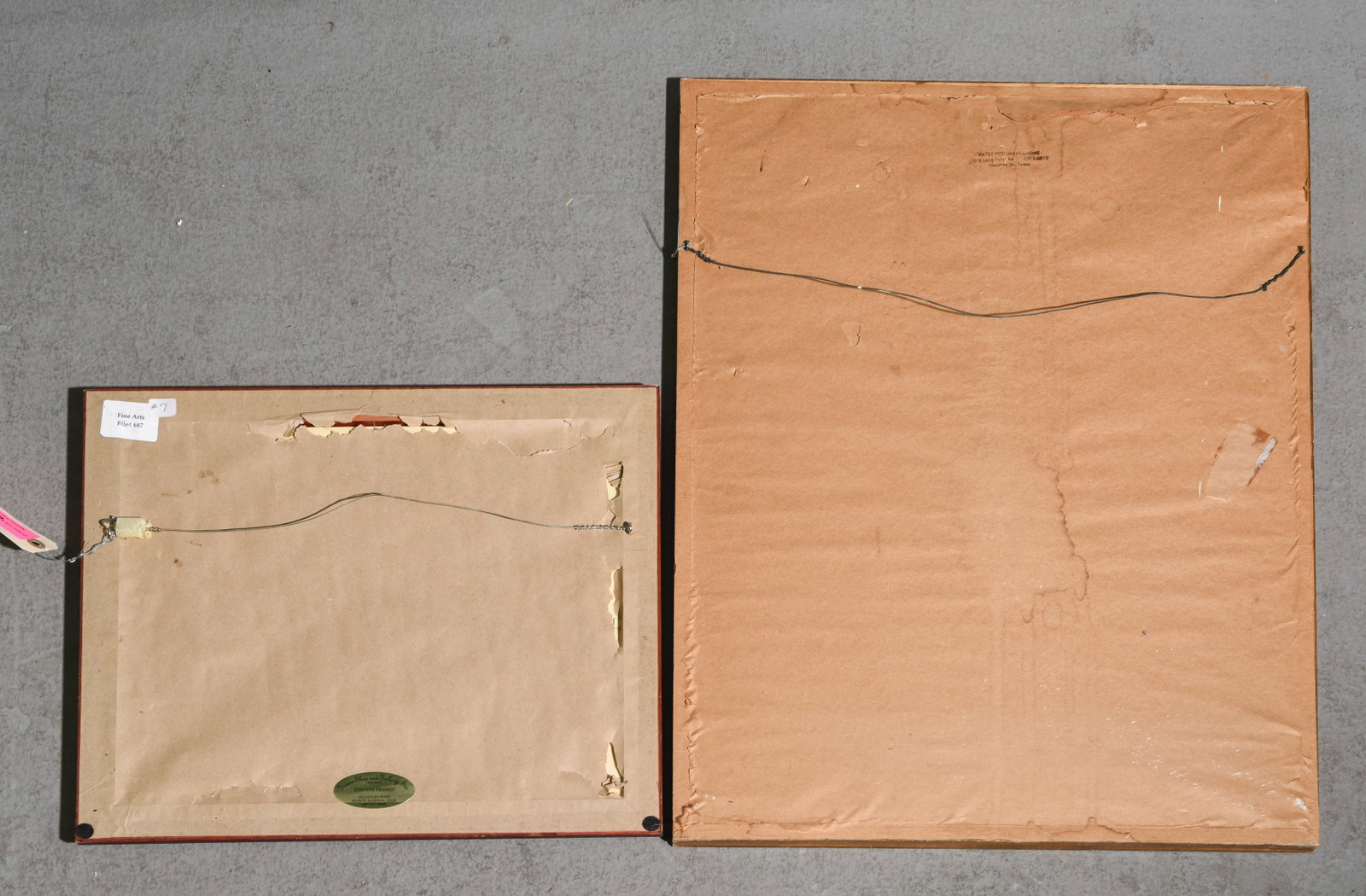 2 Framed Map Prints - 5