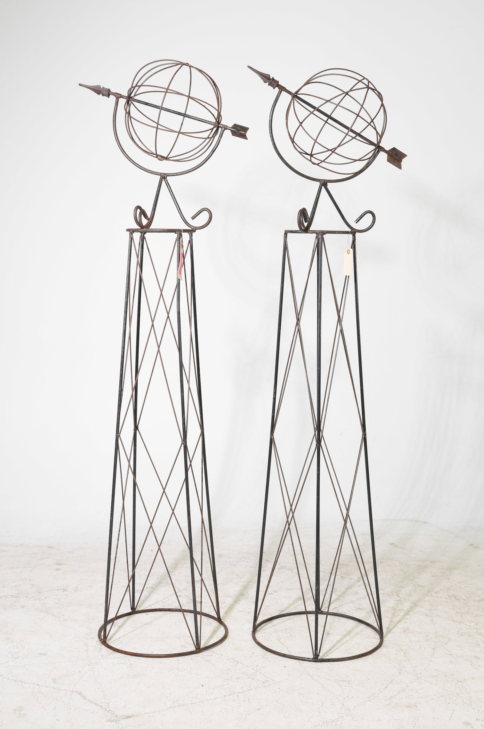 2 Metal Armillary Topiaries (1 of 4)