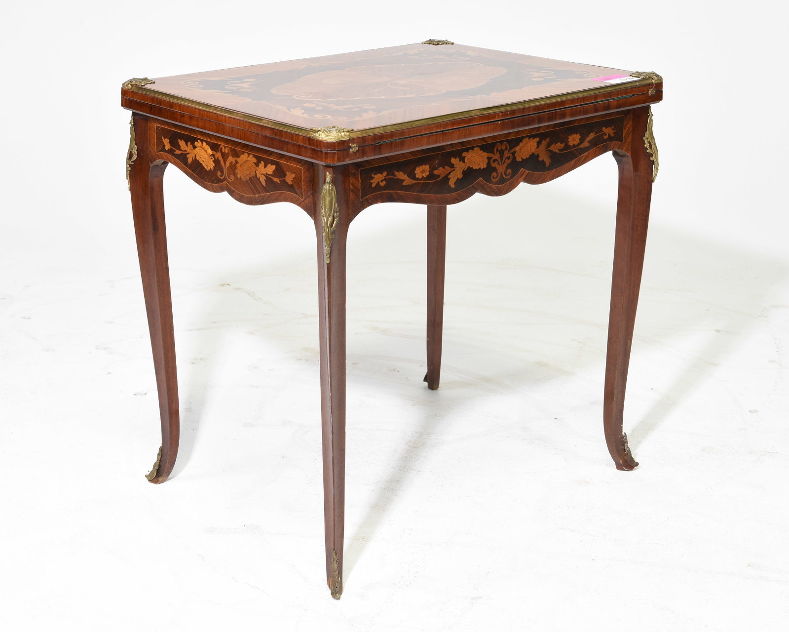 French Inlaid Flip Top Card / Game Table (1 of 6)