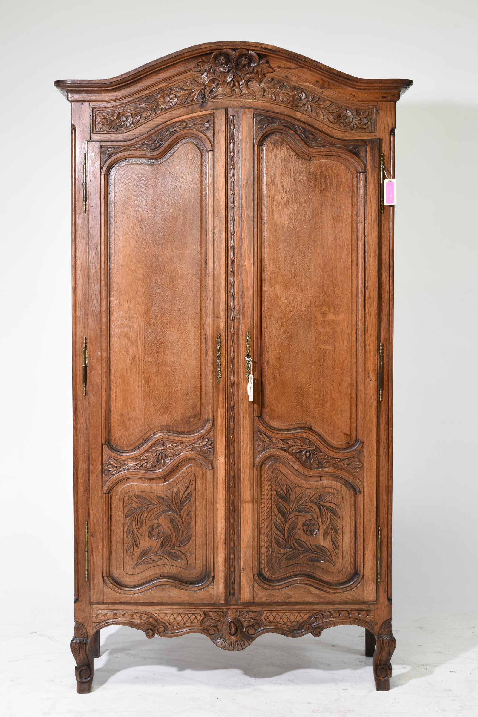 Louis XV Style Oak Double Door Robe (1 of 9)
