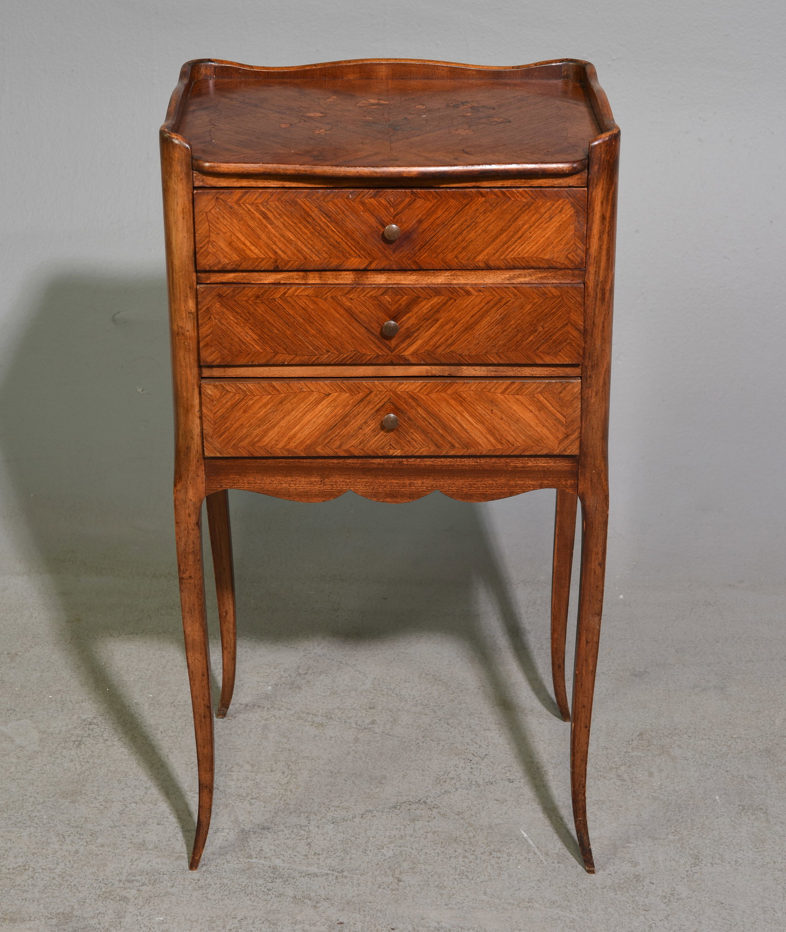Louis XV Style Mahogany Nightstand / Chest (1 of 3)