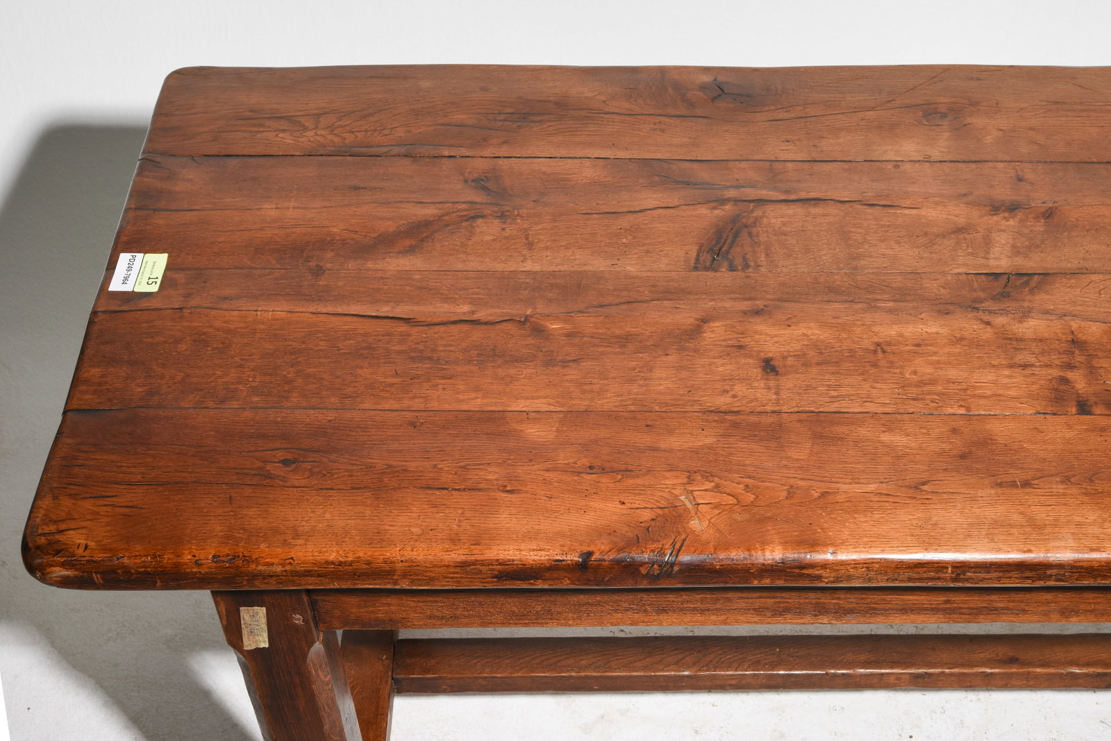 French Solid Oak Farmhouse Table - 2