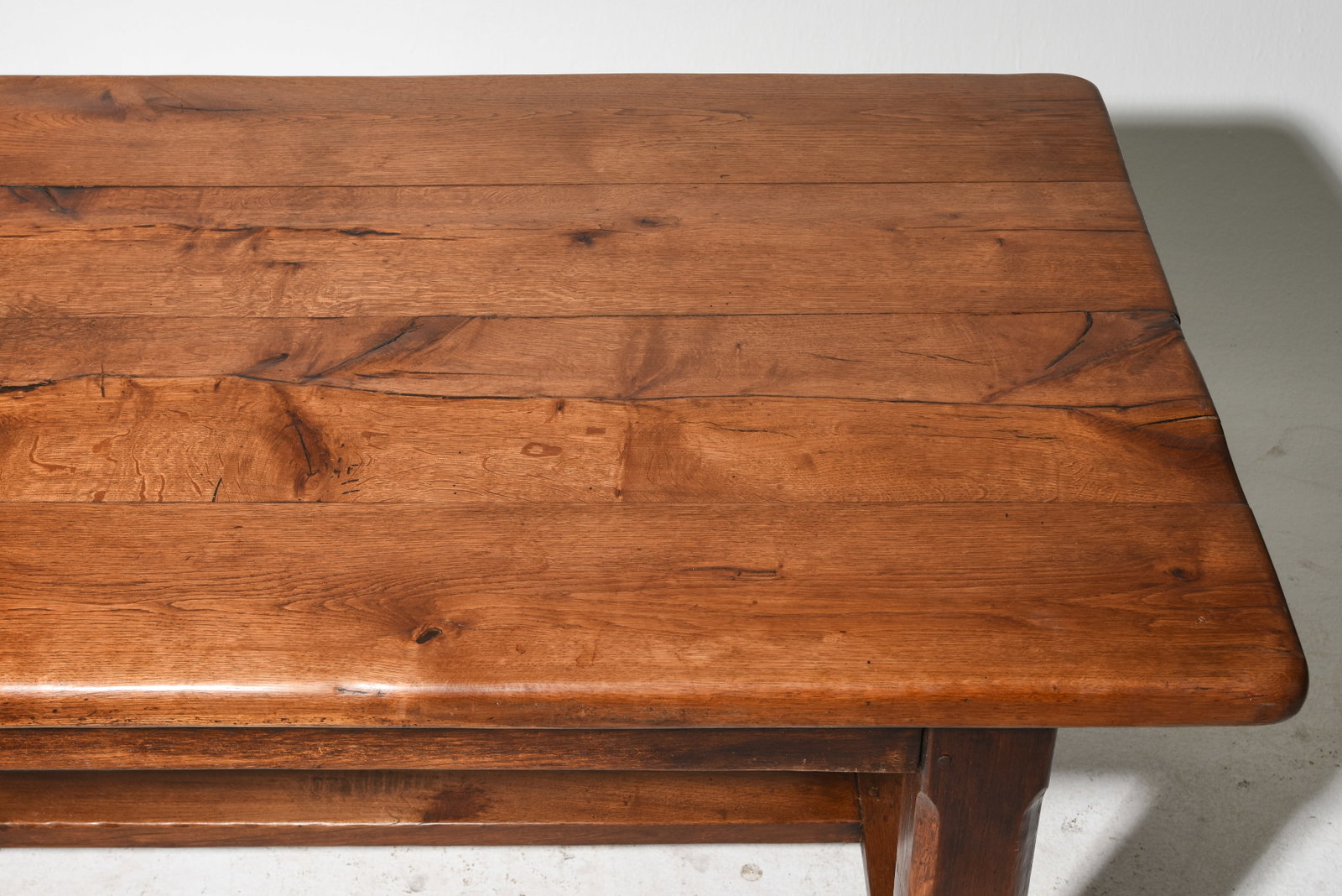 French Solid Oak Farmhouse Table - 3