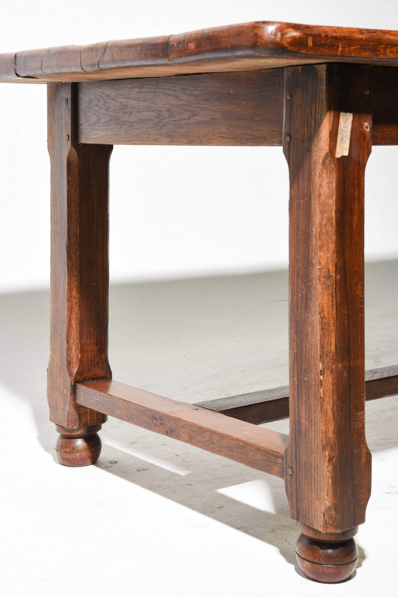 French Solid Oak Farmhouse Table - 5