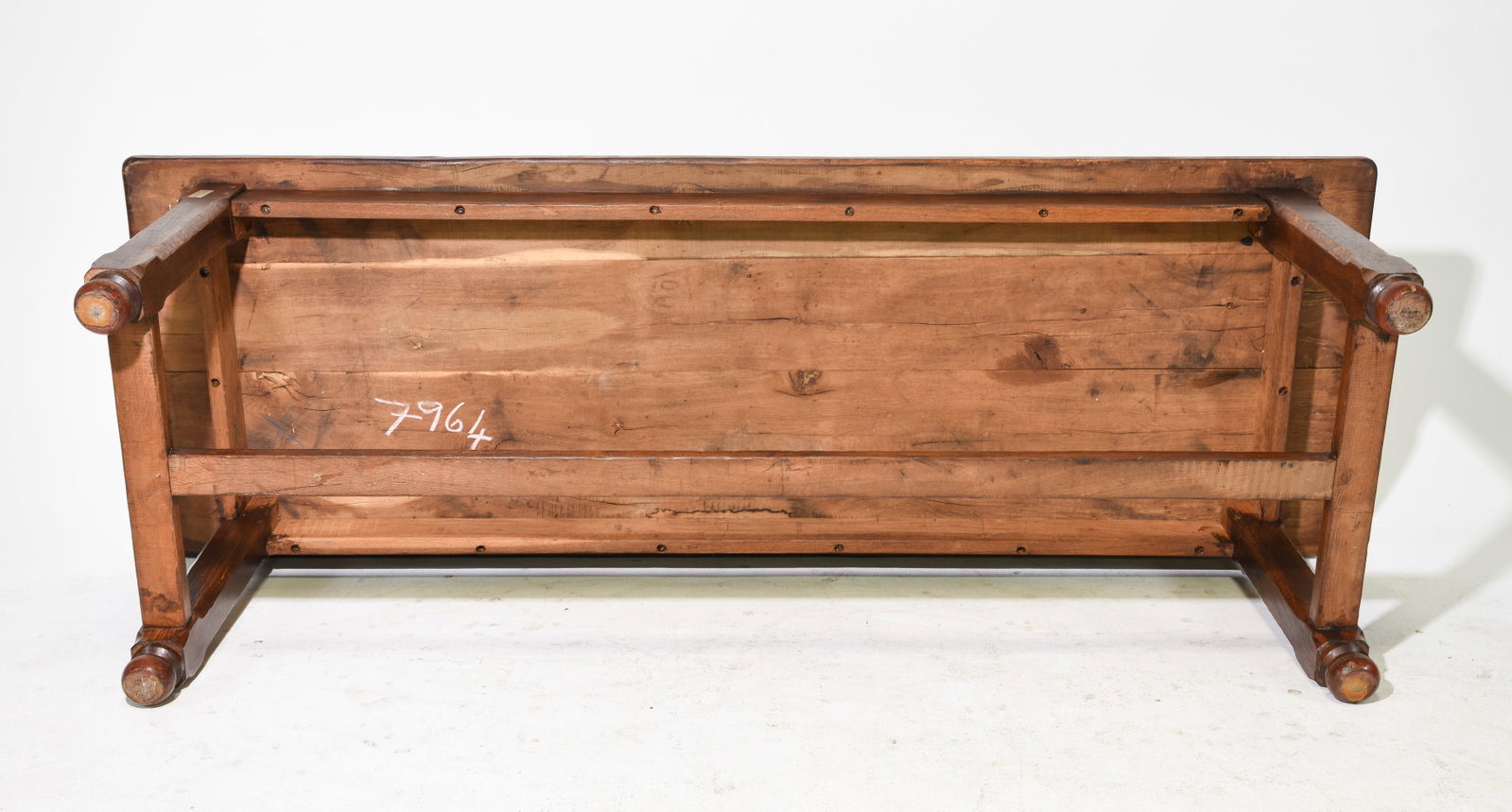 French Solid Oak Farmhouse Table - 6