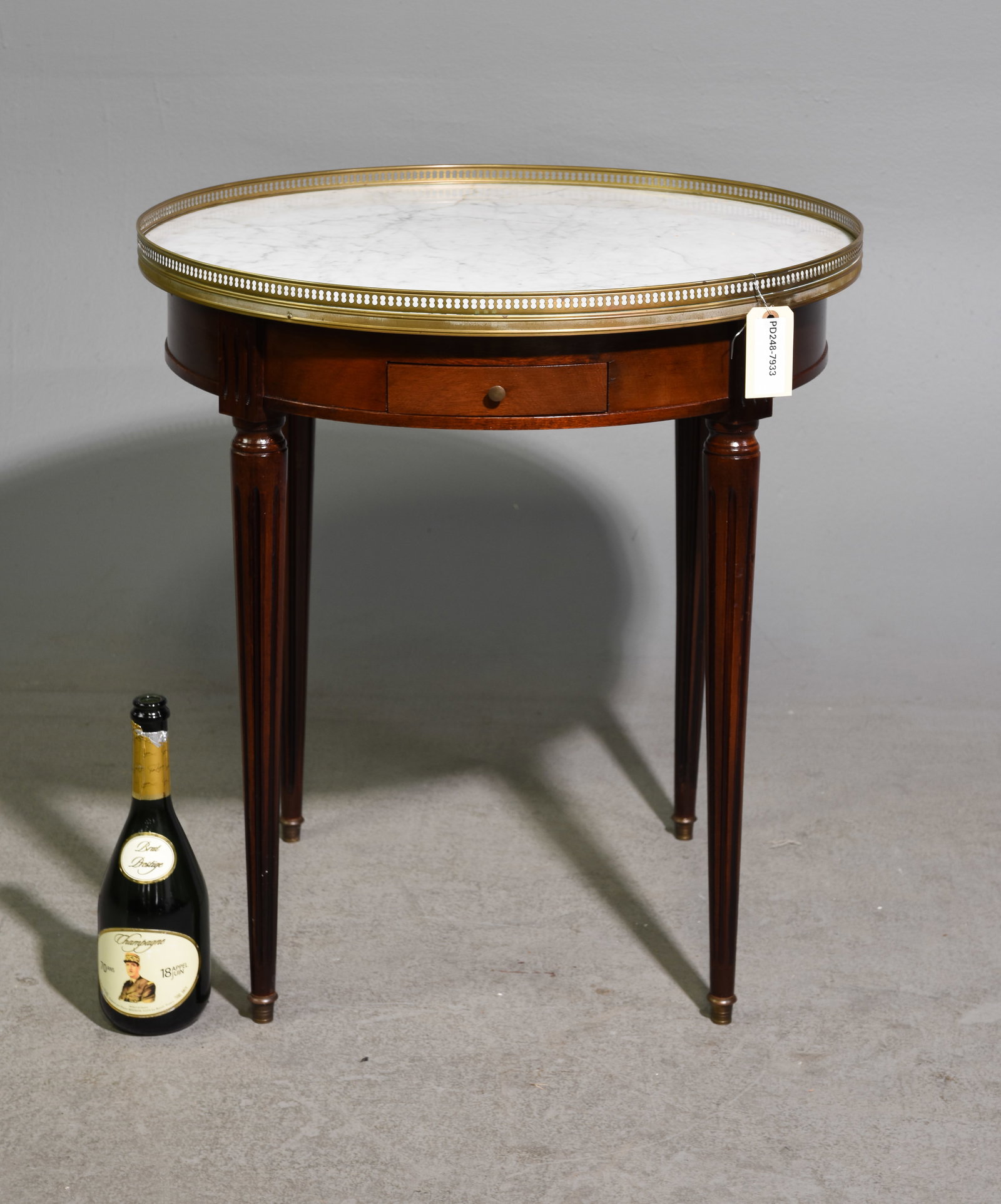 Louis XVI Style Marble Top Boulotte Table #1 (1 of 4)