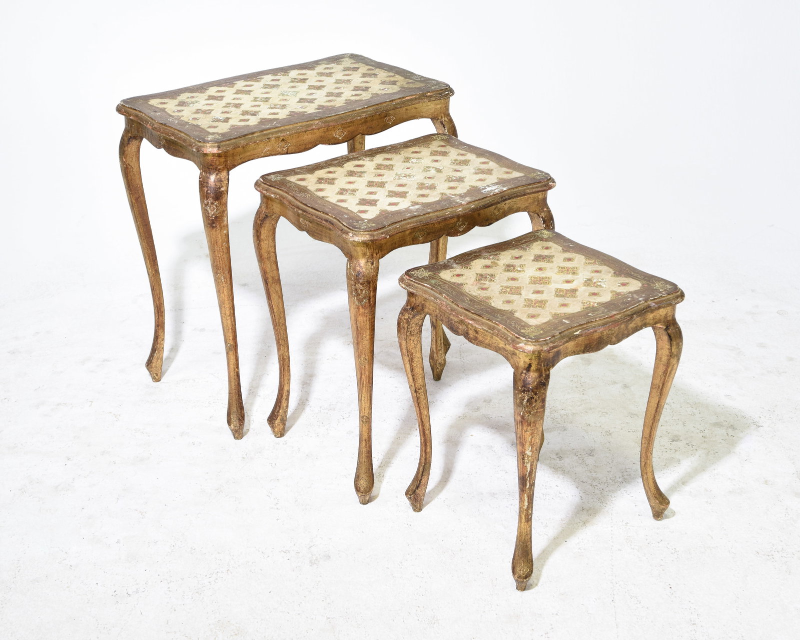 French Florentine Nest of Three Tables (1 of 4)