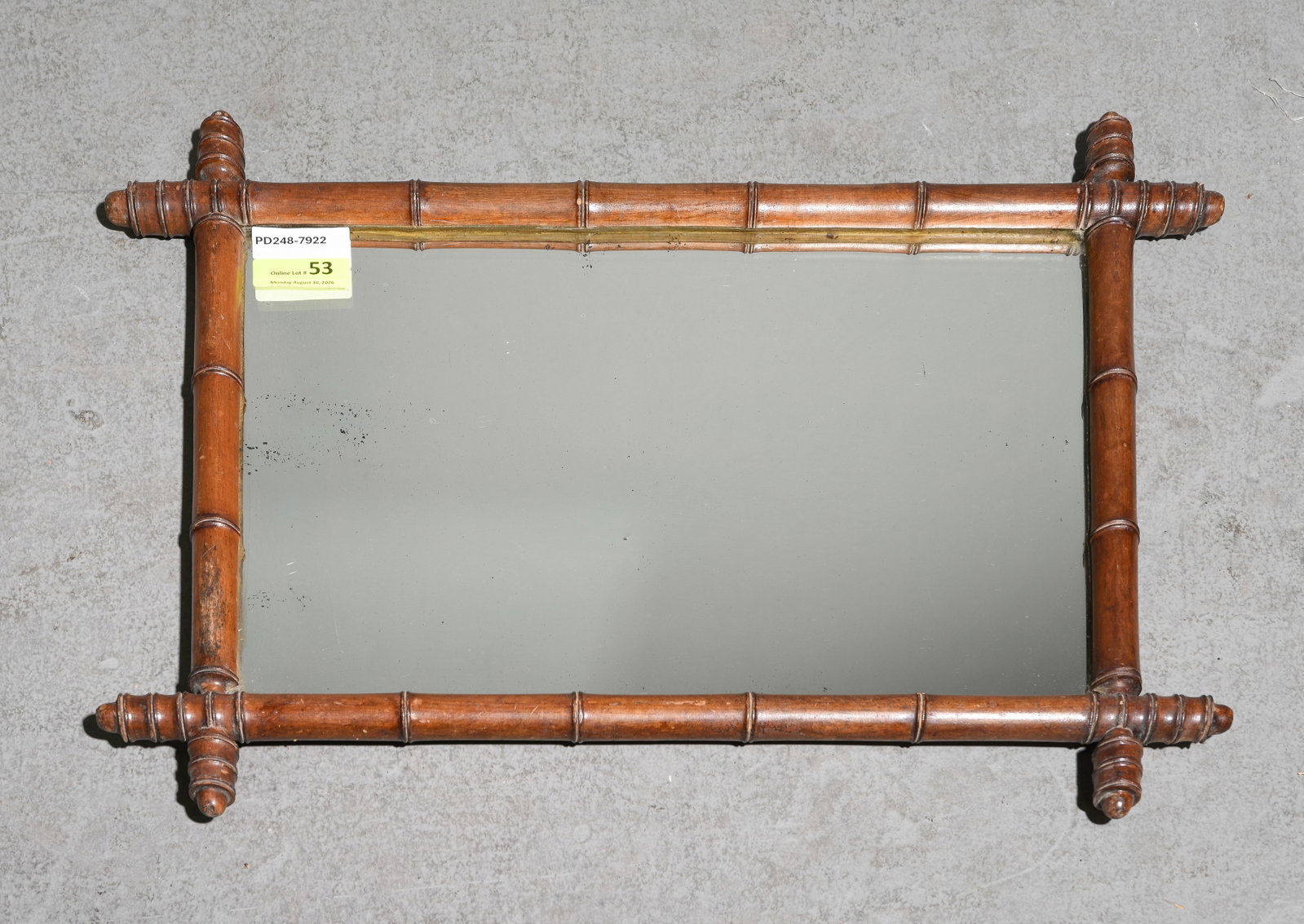 Faux Bamboo Framed Mirror #4 (1 of 4)