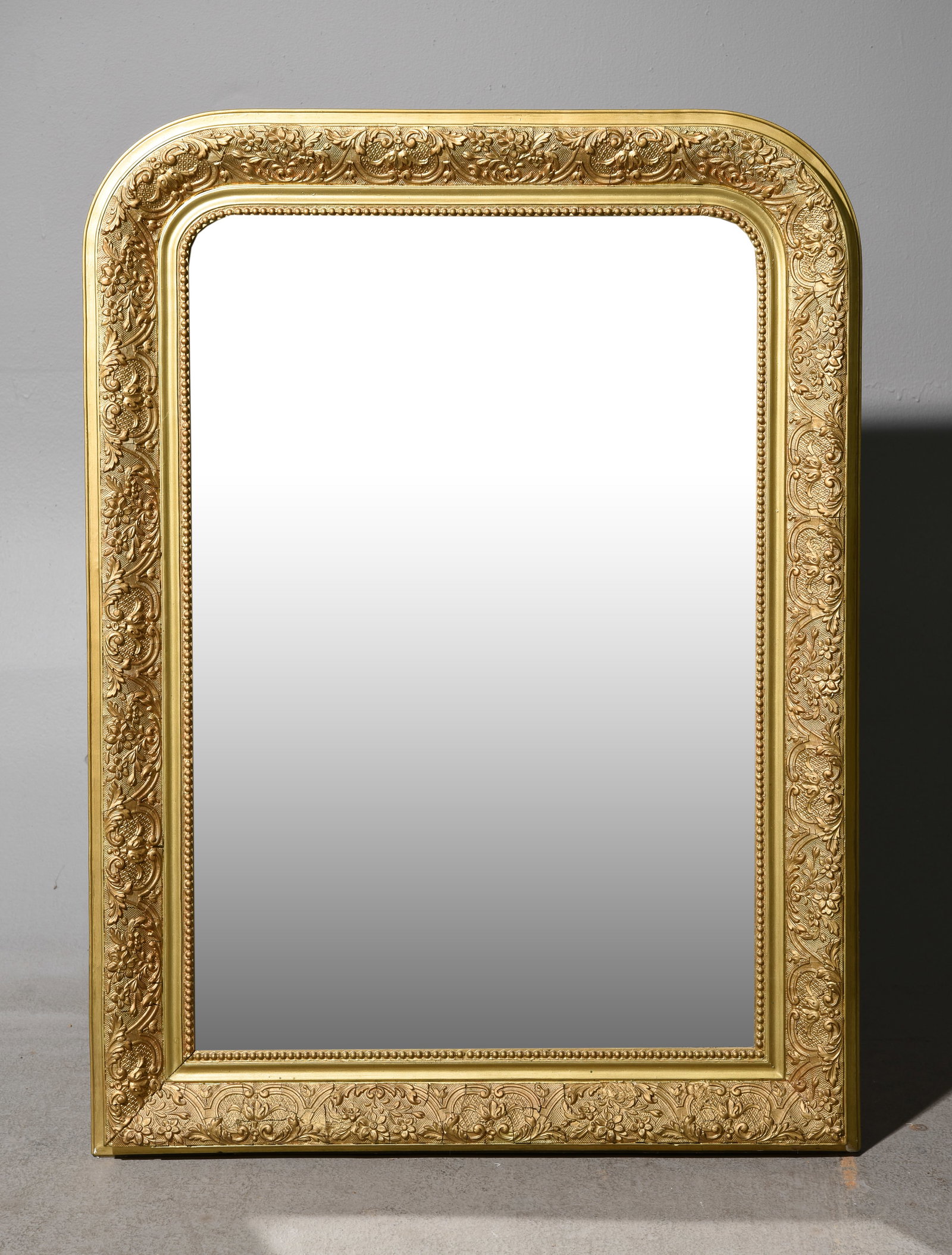 Louis Philippe Style Gold Framed Mirror #1 (1 of 4)