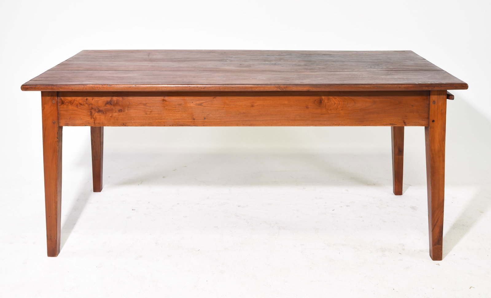 French Rustic Farmhouse Table with Drawer (1 of 6)
