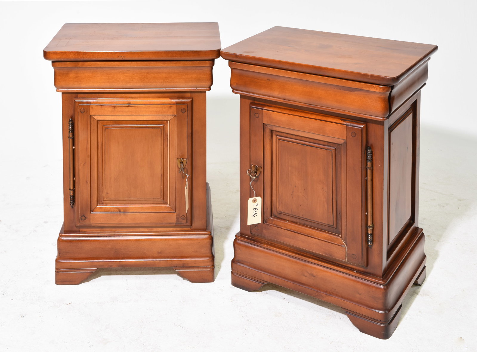 Louis Philippe Style Left & Right Cherry Nightstands (1 of 5)