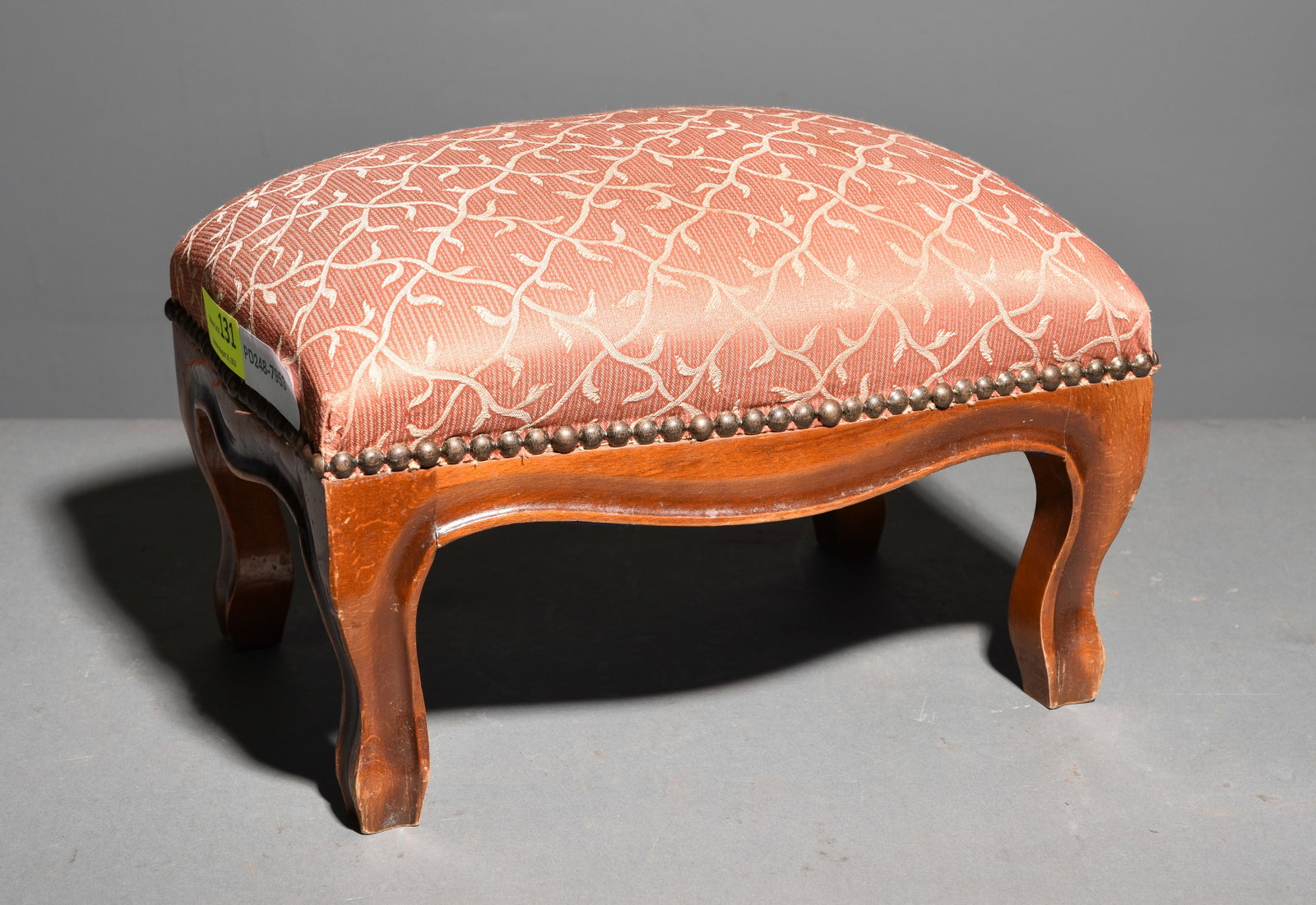 Louis XV Style Small Upholstered Stool (1 of 3)