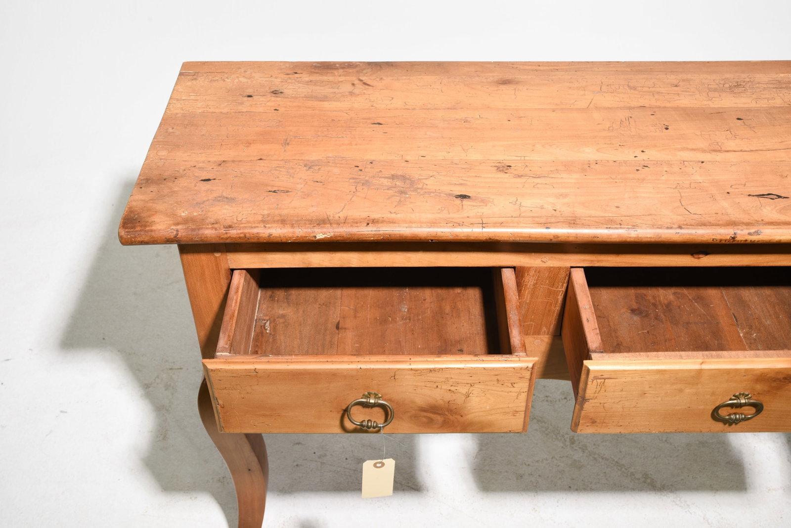British Pine Three Drawer Console / Hall Table - 2