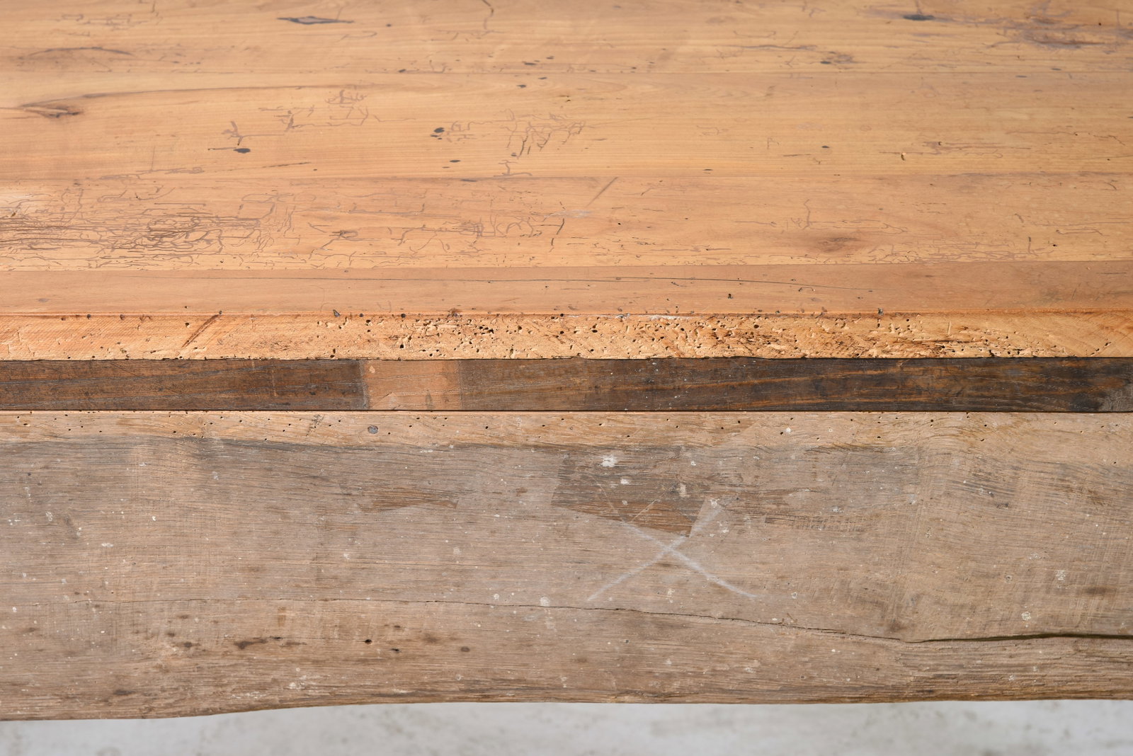 British Pine Three Drawer Console / Hall Table - 7