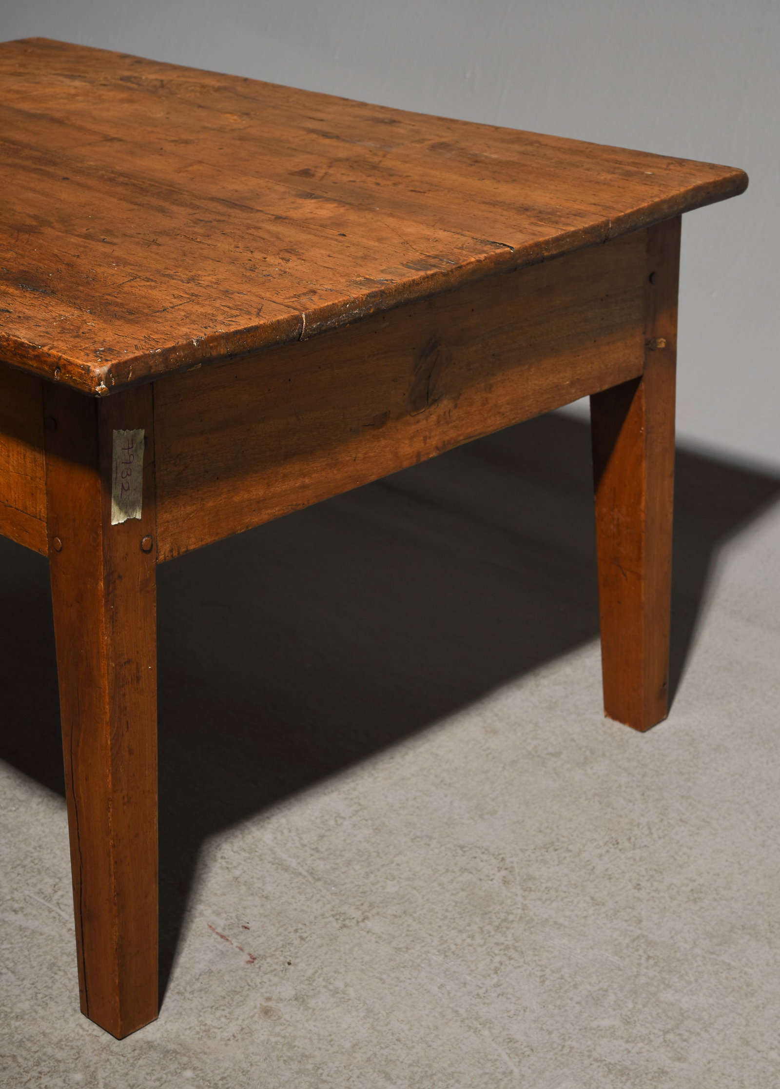 French Rustic Single Drawer Coffee Table - 4