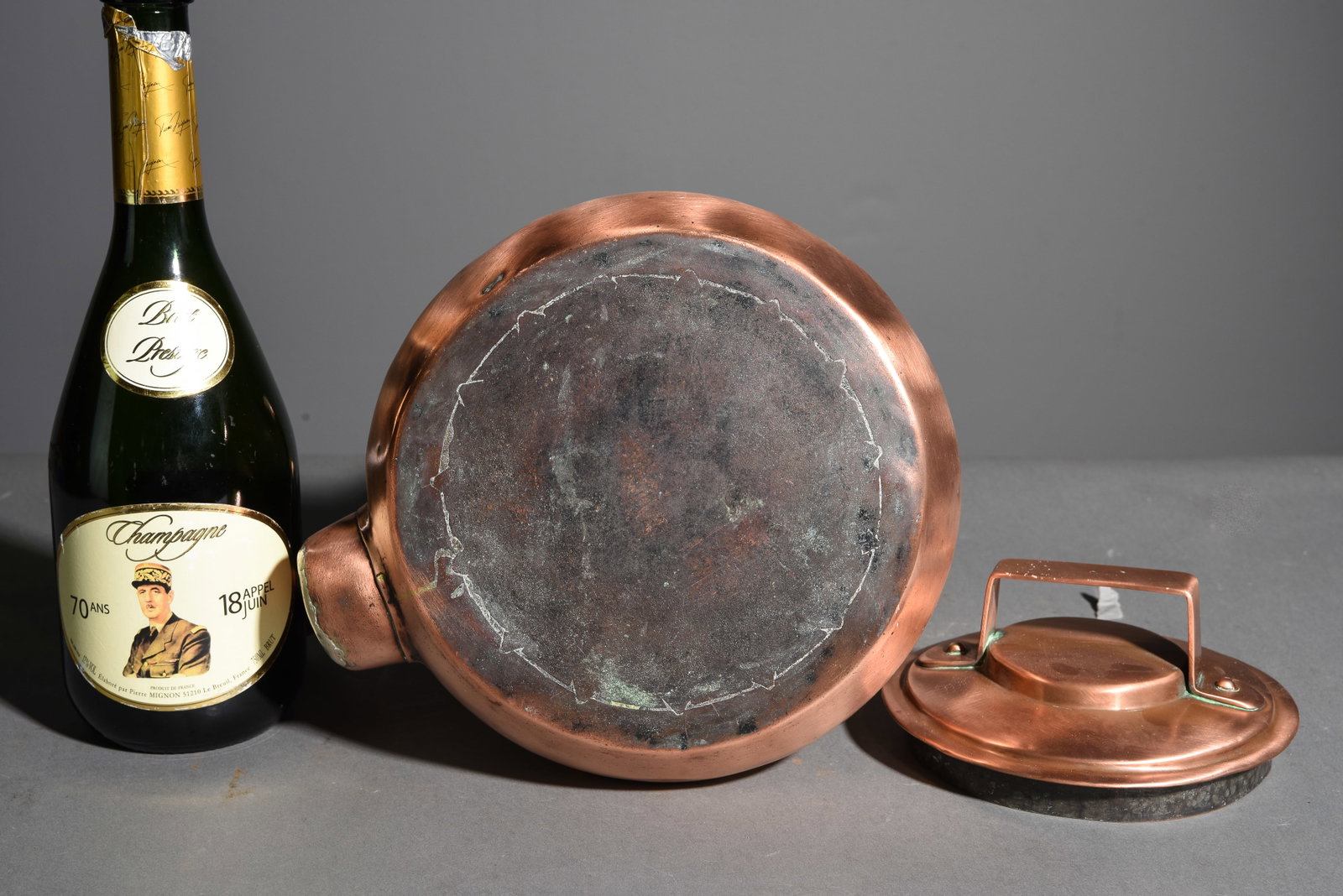 French Copper Coffee / Tea Kettle - 3