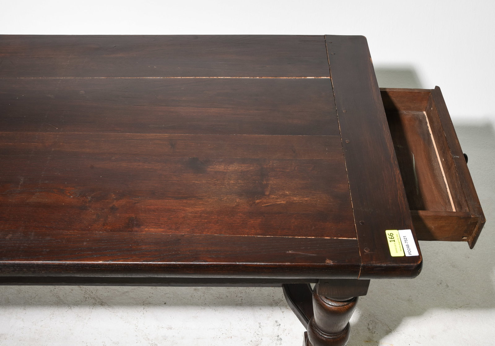French Solid Oak Farmhouse Table - 3