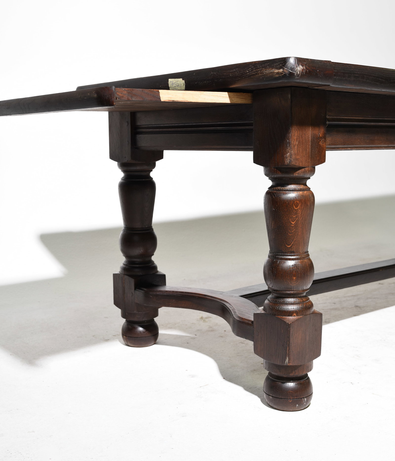French Solid Oak Farmhouse Table - 4