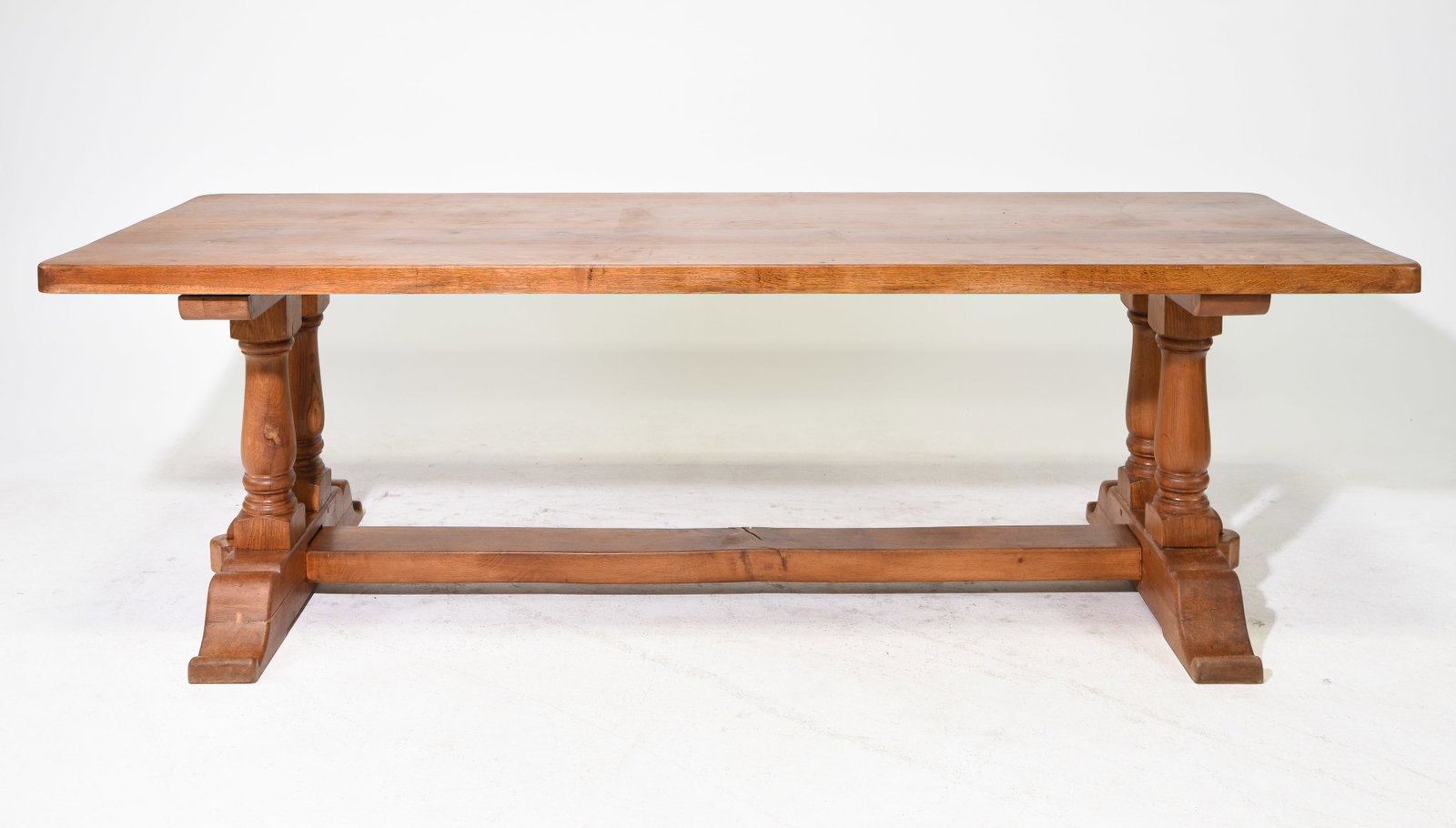French Solid Oak Monastery Table (1 of 6)
