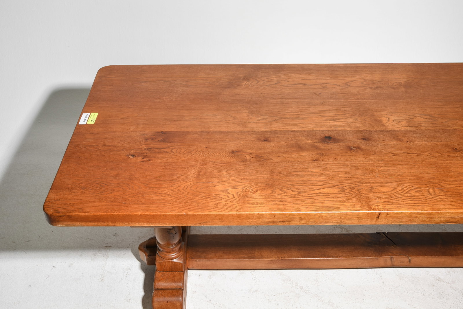 French Solid Oak Monastery Table - 2