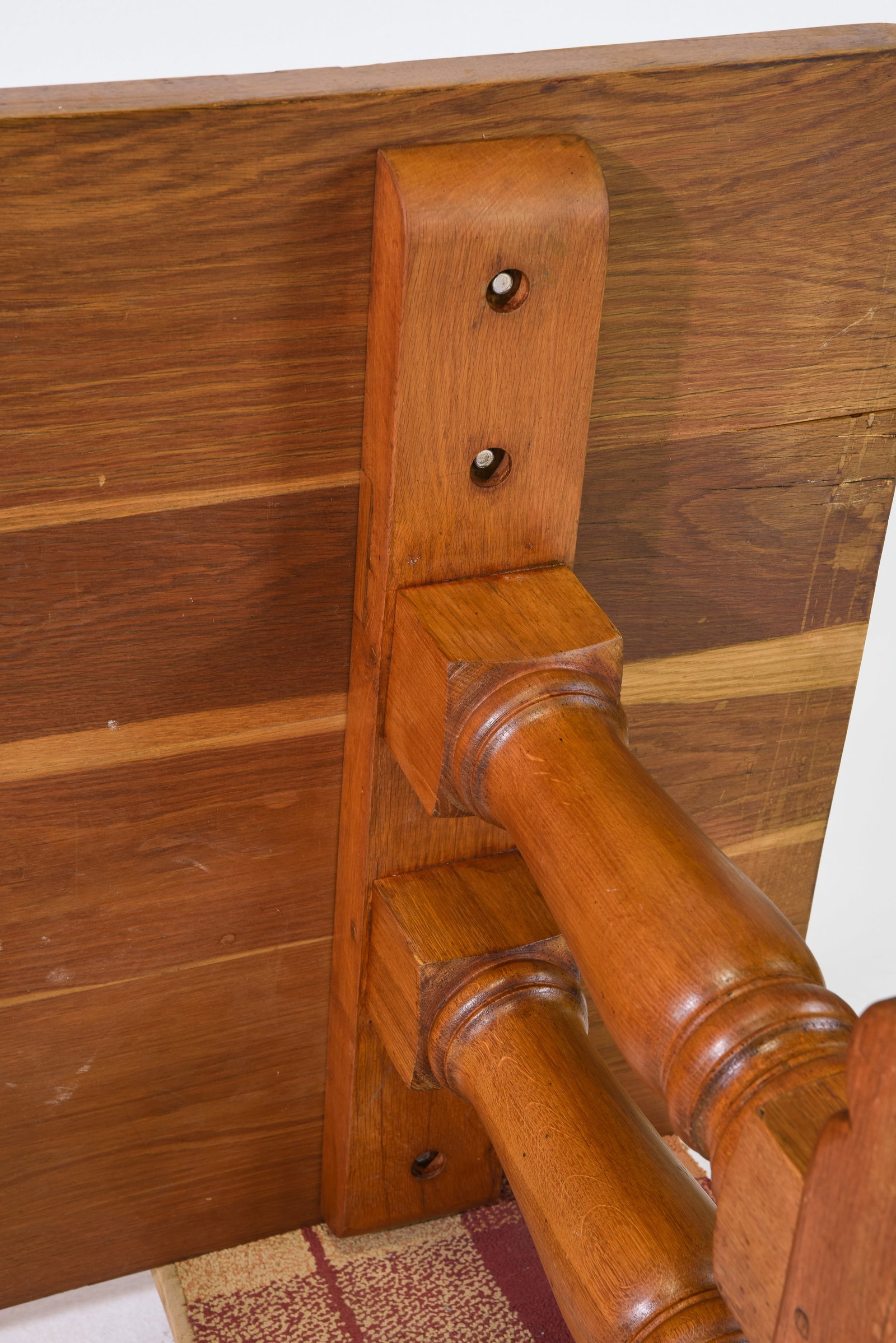 French Solid Oak Monastery Table - 6