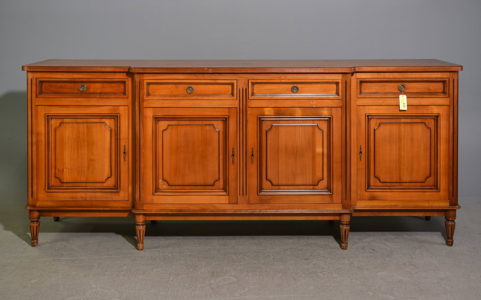 Louis XVI Style Four Door Cherry Sideboard (1 of 7)