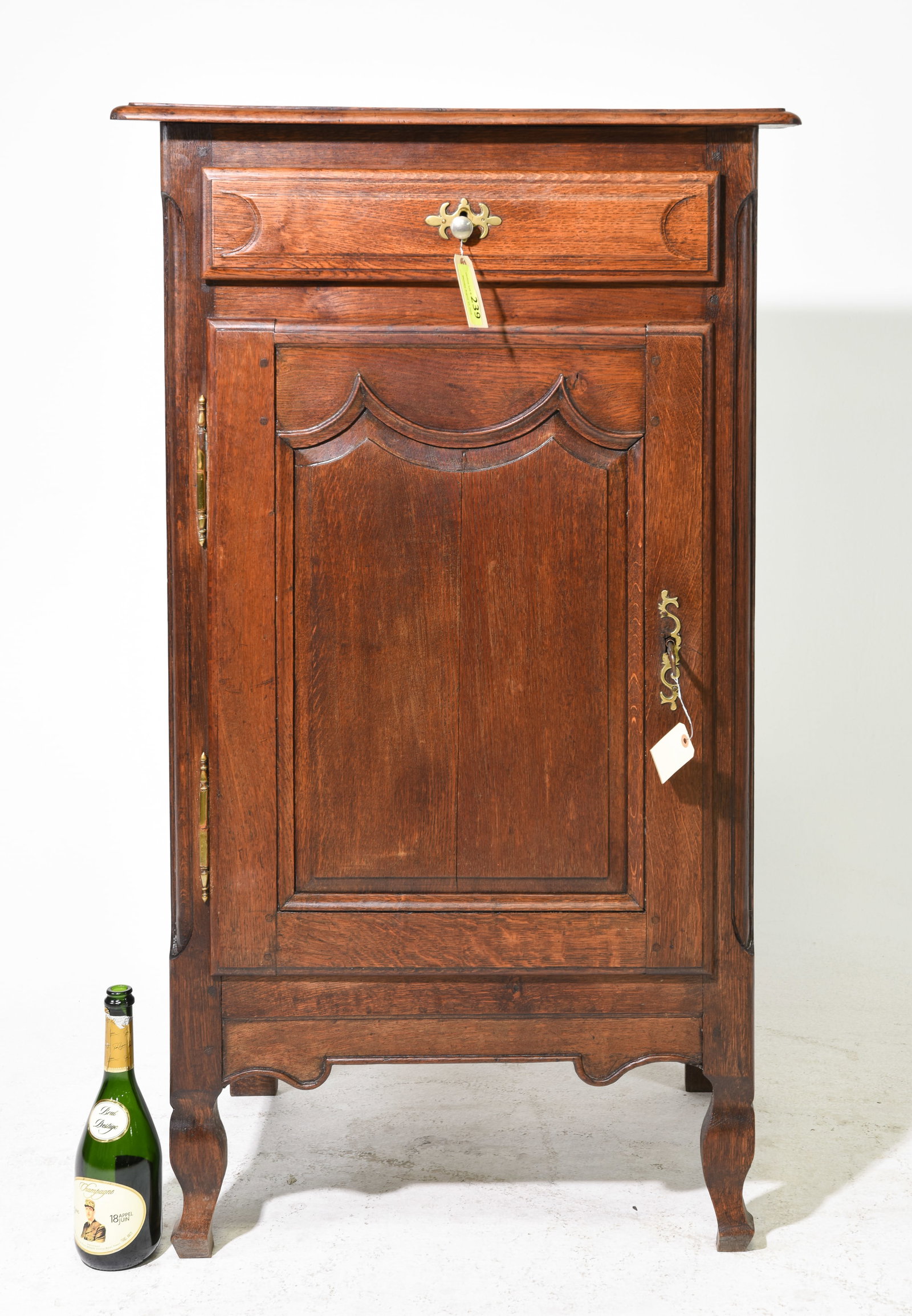 French Tall Oak Jam / Single Door Cabinet (1 of 6)