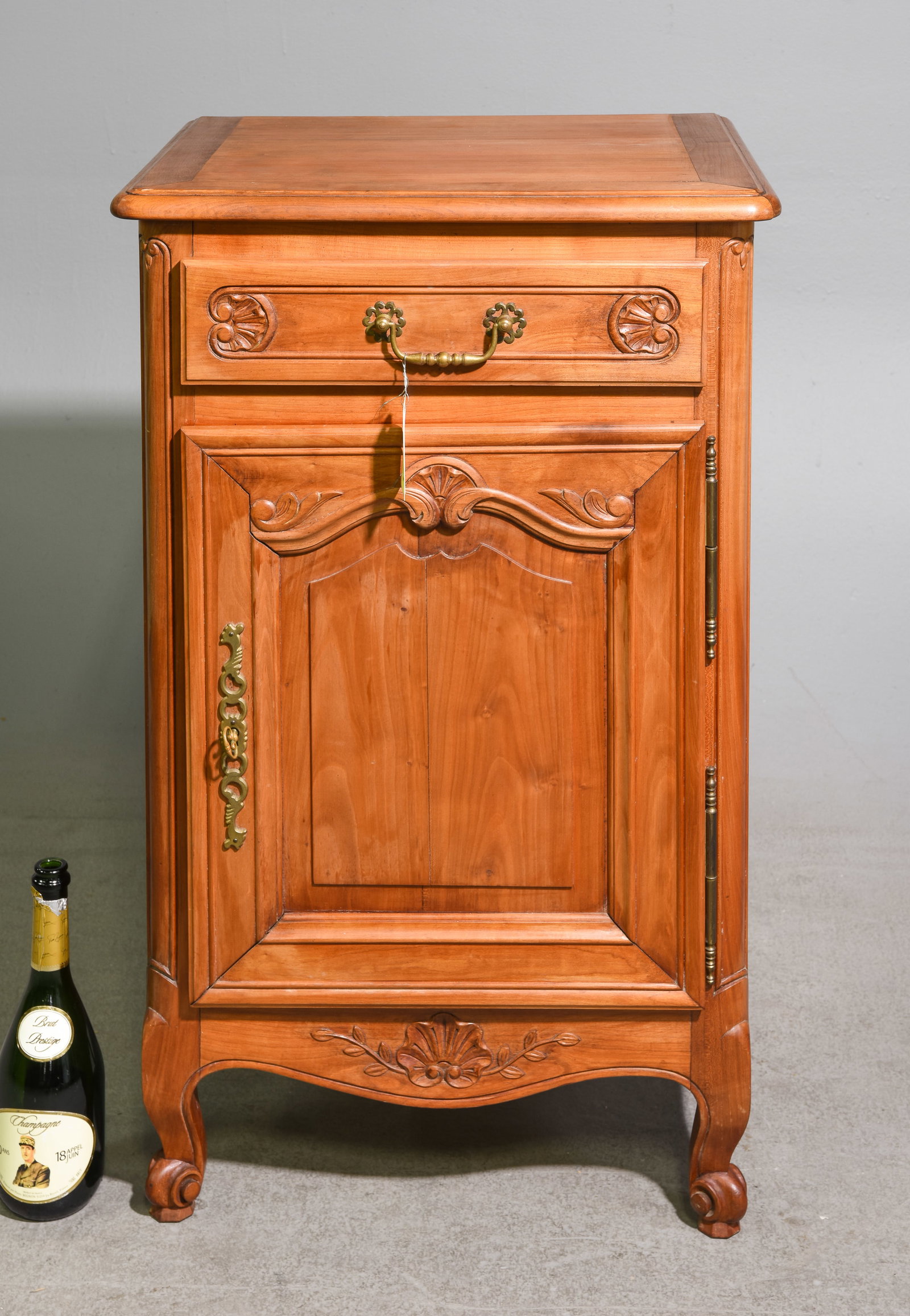 Louis XV Style Cherry Jam Cabinet with Drawer (1 of 3)