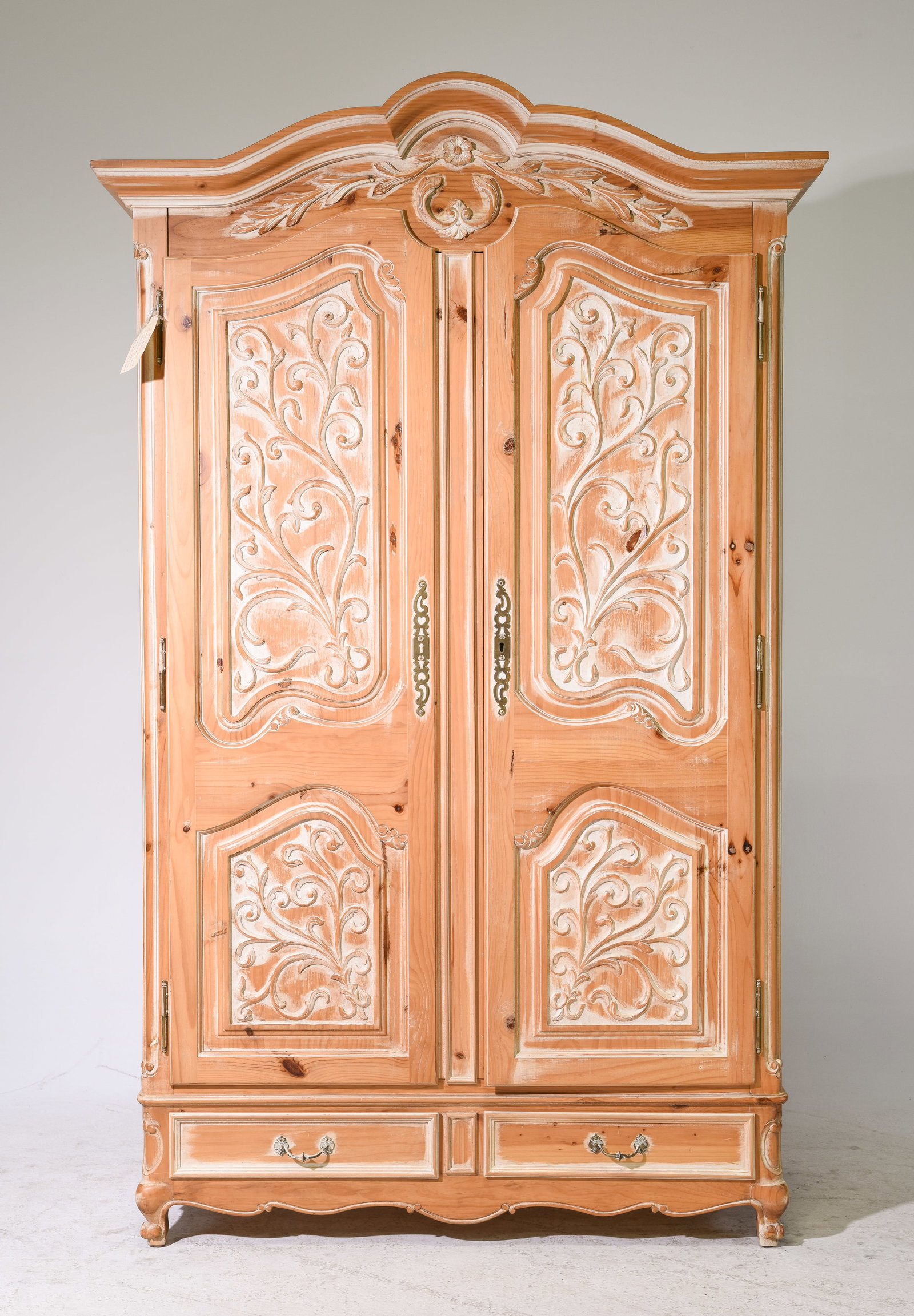Designer Double Door Robe / Cabinet: Designer Double Door Robe / Cabinet with Drawers - 87 in tall x 53 x 26