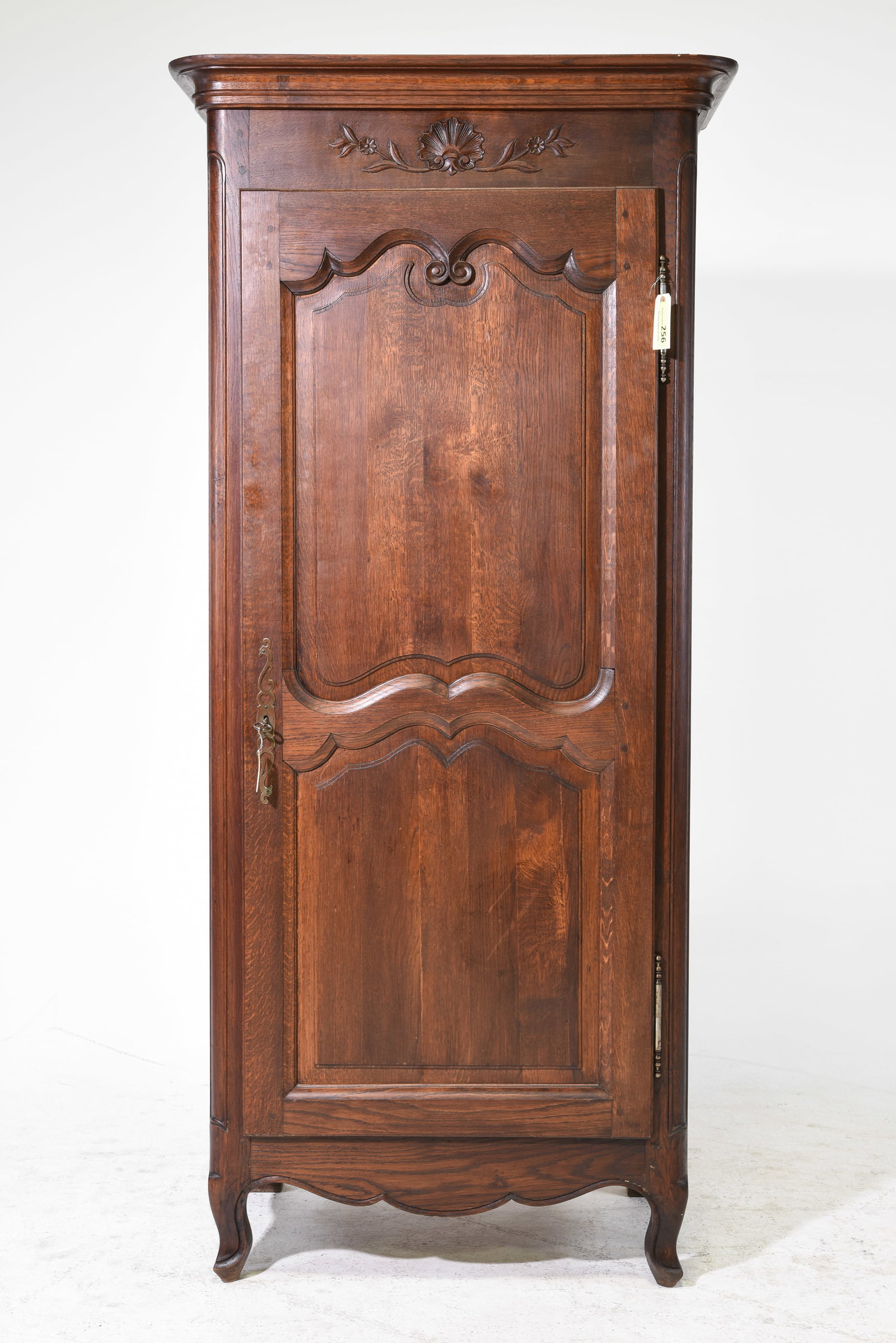 Louis XV Style Bonnetiere / Single Door Robe: French Louis XV Style Bonnetiere / Single Door Robe - 73 in tall x 33 x 20