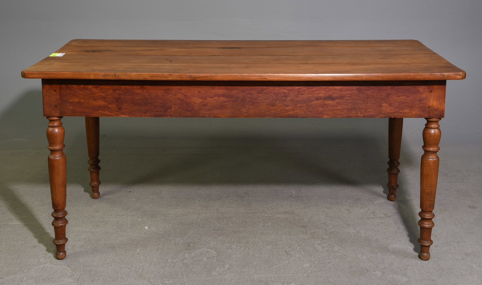 Louis Philippe Style Farmhouse Table with Drawer (1 of 6)
